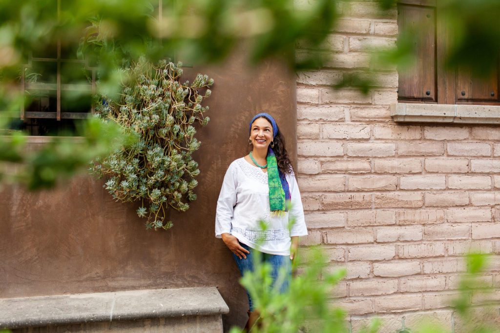 Lifestyle headshot portrait of Shazieh Gorji for Agave Pantry Tucson Baker