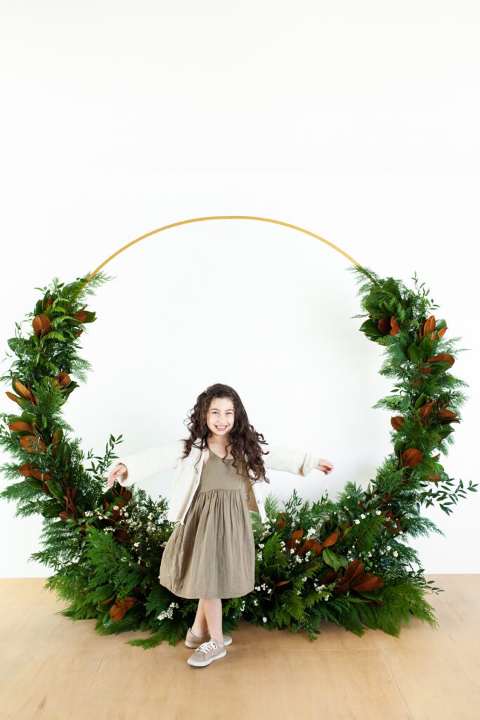 Holiday Kids portrait event 2023 studio portraits by Fletcher and Co in Tucson, Arizona