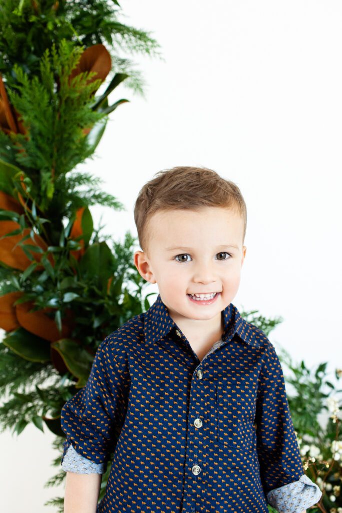 Holiday Kids portrait event 2023 studio portraits by Fletcher and Co in Tucson, Arizona