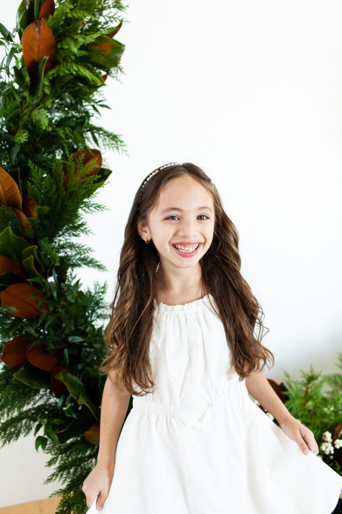 Holiday Kids portrait event 2023 studio portraits by Fletcher and Co in Tucson, Arizona