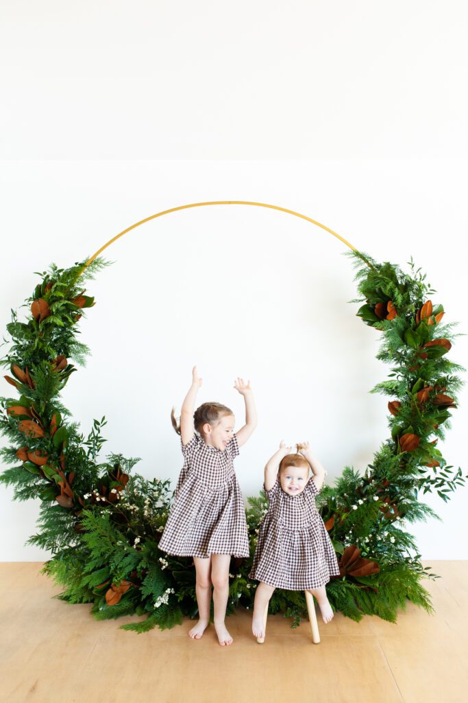 Holiday Kids portrait event 2023 studio portraits by Fletcher and Co in Tucson, Arizona