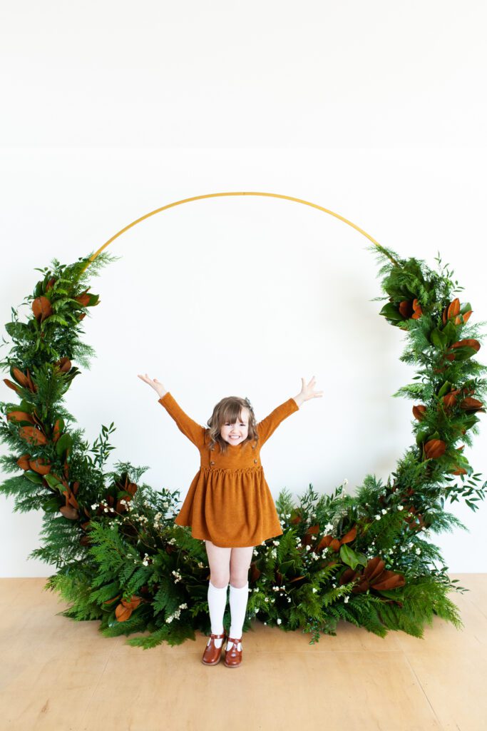 Holiday Kids portrait event 2023 studio portraits by Fletcher and Co in Tucson, Arizona