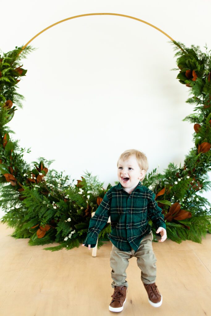 Holiday Kids portrait event 2023 studio portraits by Fletcher and Co in Tucson, Arizona