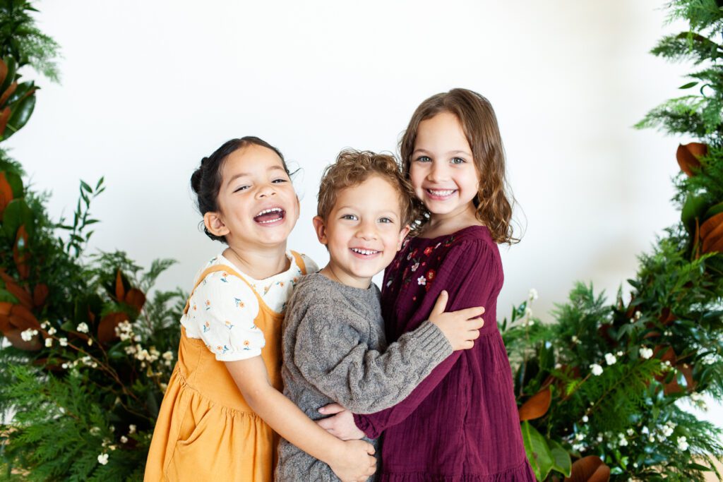 Holiday Kids portrait event 2023 studio portraits by Fletcher and Co in Tucson, Arizona