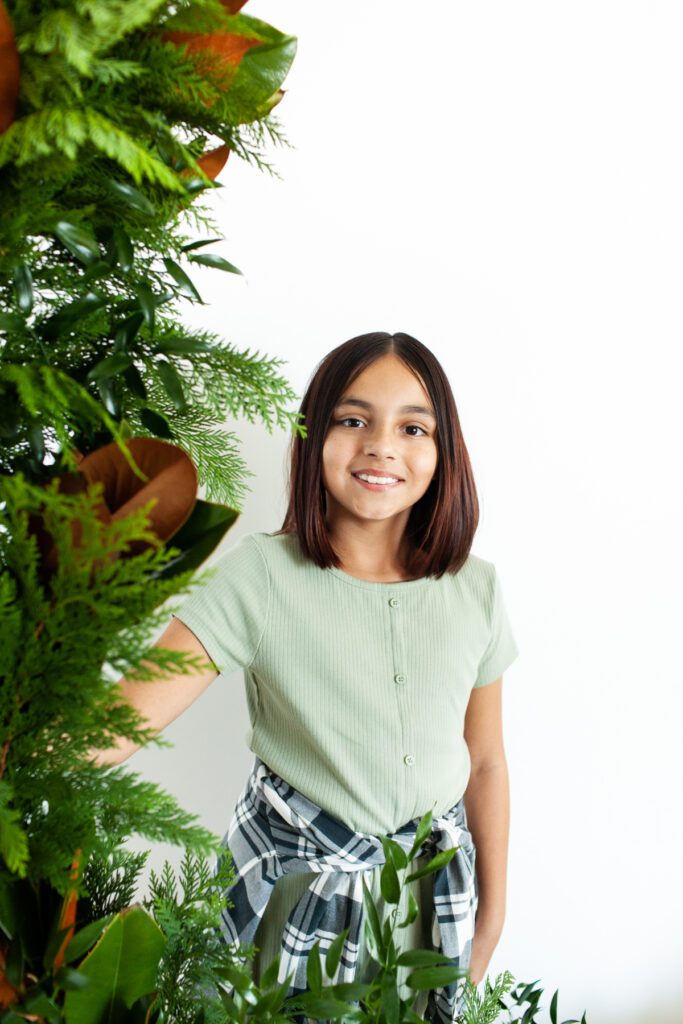 Holiday Kids portrait event 2023 studio portraits by Fletcher and Co in Tucson, Arizona