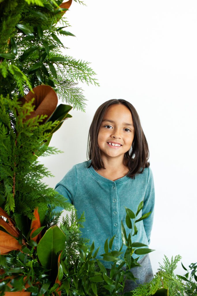 Holiday Kids portrait event 2023 studio portraits by Fletcher and Co in Tucson, Arizona