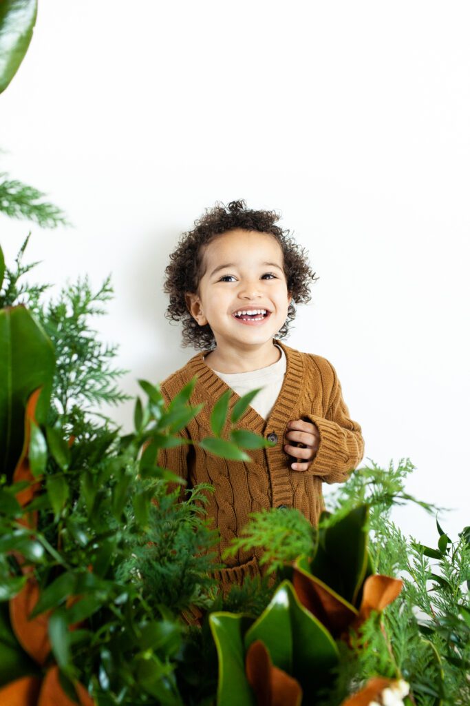 Holiday Kids portrait event 2023 studio portraits by Fletcher and Co in Tucson, Arizona