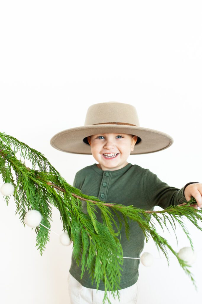 Holiday Kids portrait event 2023 studio portraits by Fletcher and Co in Tucson, Arizona