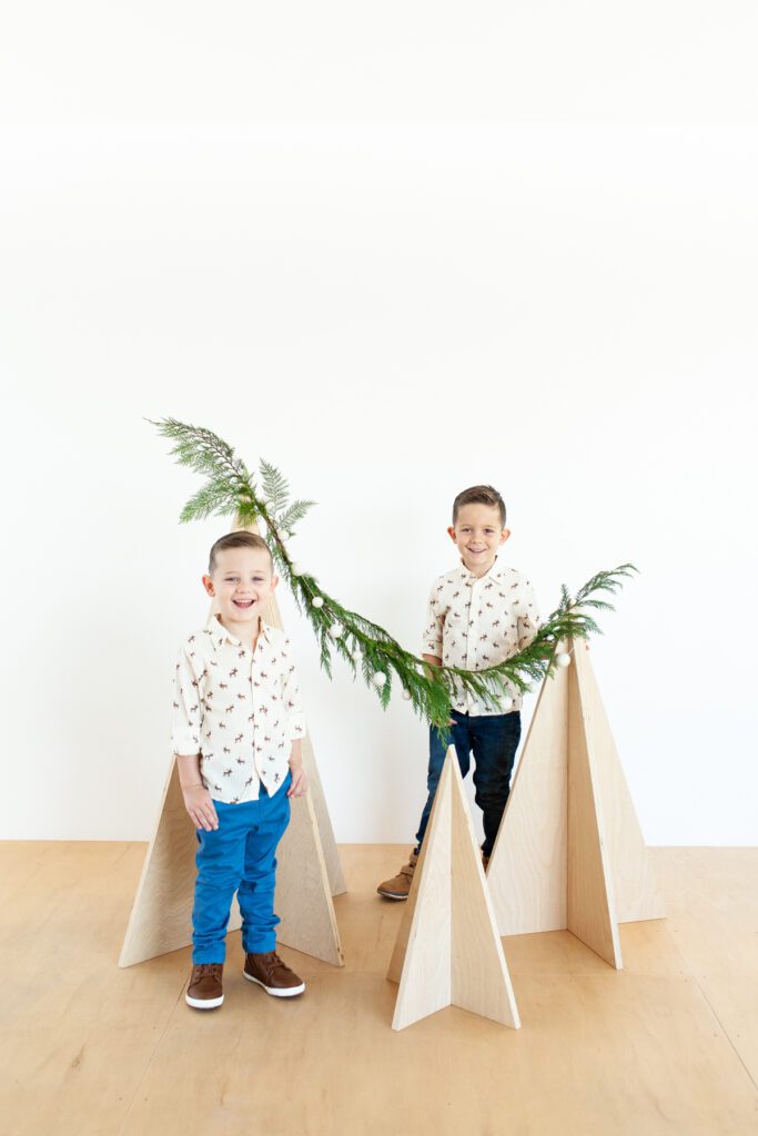 Holiday Kids portrait event 2023 studio portraits by Fletcher and Co in Tucson, Arizona