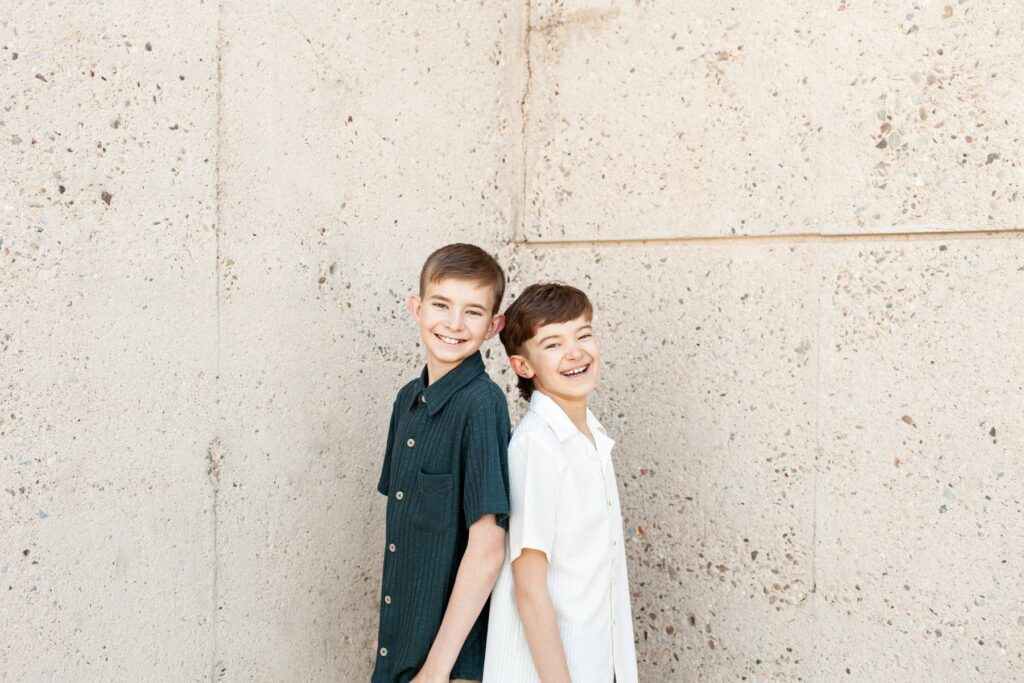 Urban spring sunrise family session at Pima Community College West Campus in Tucson Arizona