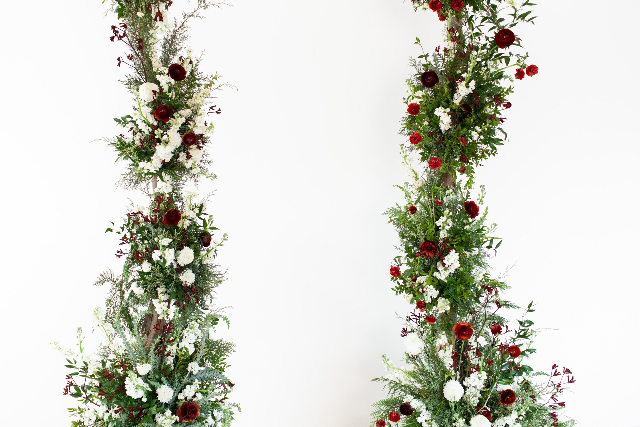 Sixth Annual Holiday Kids Portrait Event floral styling by 440 and Company, studio photography by Fletcher and Co in Tucson, Arizona